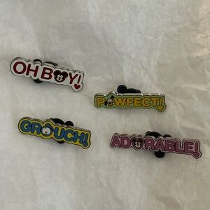 Disney Cute Mickey and Friends Trading Pin Set Vintage Pluto Donald‎ Minnie